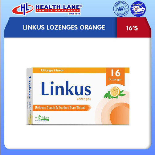 LINKUS LOZENGES ORANGE (16'S)
